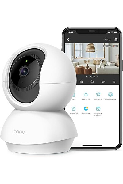 tapo TP-Link 2K Pan Tilt Security Camera for Baby Monitor, Dog Camera w/Motio...