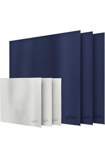 MR.SIGA Microfiber Glasses Cleaning Cloth, Spectacle Cleaner Cloth, 6 Pack