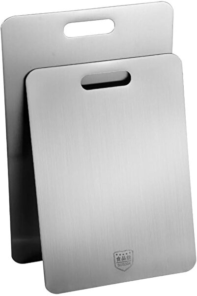 Paporich Kitchen Chopping Board,304 Stainless Steel Cutting Board, Can Be Hun...