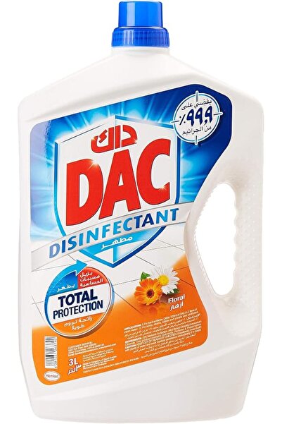 DAC منظفات سائلة معطرة بالزهور، 3 لتر