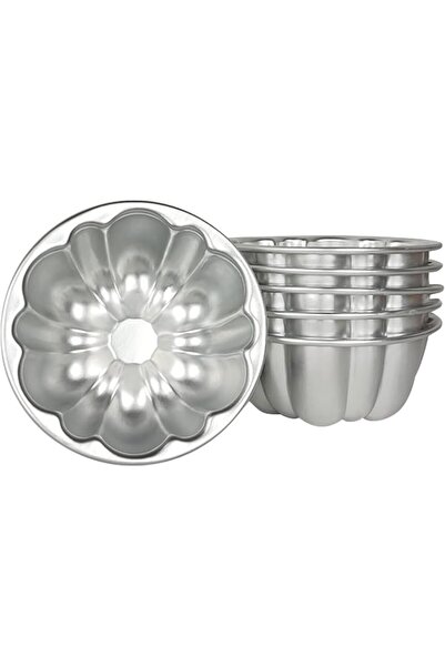 Weilan Egg Tart Molds Flower Shape Pudding Pan Cupcake Muffin Cups Aluminum A...