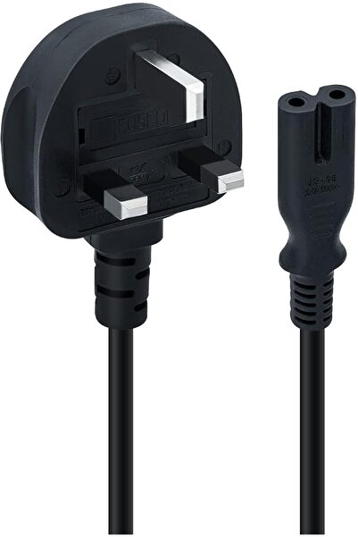 Generic SAROS 250V 13A UK KETTLE MAIN POWER CABLE FOR COMPUTER, TV MONITOR, P...
