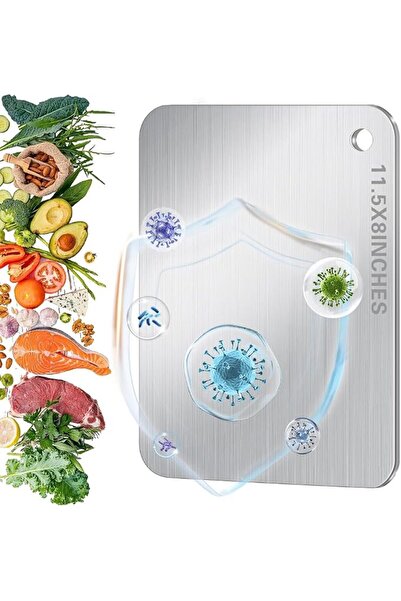 Blocer Titanium Cutting Boards for Kitchen, Stainless Non Stick Chopping Boar...