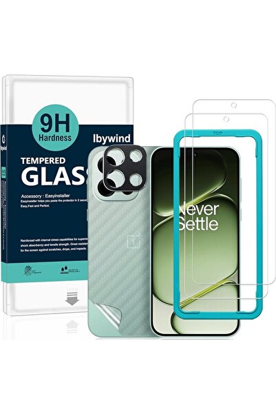 Ibywind واقي شاشة لهاتف ون بلس نورد 6/توربو 6 5G، عبوة من قطعتين، زجاج مقوى ب...