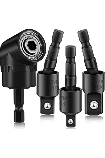 bolivia's Impact Grade Sockets Adapter, 4 PCS Power Drill Sockets Adapter Set...