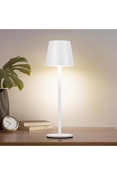 EXCEFORE مصباح طاولة لاسلكي، إضاءة ليلية LED قابلة لإعادة الشحن مع بطارية 200...