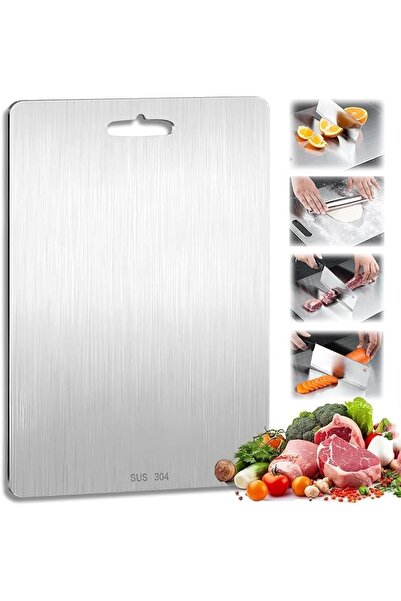 ALMEKAQUZ Chopping Board,316 Stainless Steel Chopping Board,Double-Sided Food...