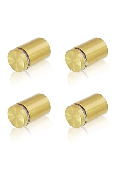 SYOSI 3/4" x 1-1/4" Sign Standoff Screws, Wall Mount Glass Standoff Advertisi...