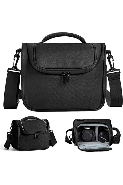 KASTWAVE Small Camera Crossbody Bag, Waterproof SLR/DSLR Messenger Bag for Ca...