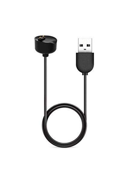 GENERAL كابل شحن مغناطيسي USB، طول 1 متر، متوافق مع سوار باند 5 و6 و7، أسود