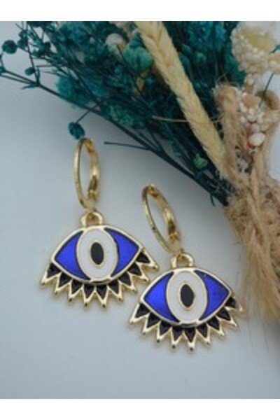 Stoneage Evil Eye Earrings - Multicolored -