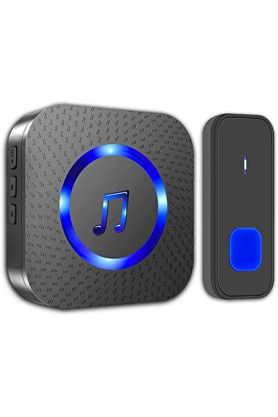 AHLAN جرس باب لاسلكي عالي الصوت مقاوم للماء IP55، سهل التركيب، مدى 300 متر، 5...