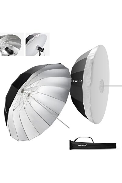NEEWER 41"/104cm Parabolic Reflective Umbrella Photography with Silversmith I...
