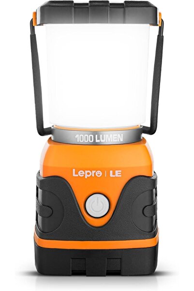 LEPRO مصباح تخييم LED خارجي، 1000 لومن، يعمل بالبطارية، إضاءة تخييم قابلة للت...