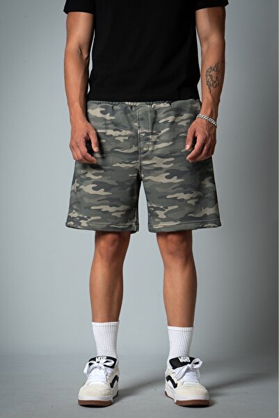 Crupt Studio Camouflage Relaxed Core Men's Shorts