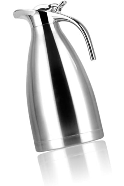 Generic Stay Warm or Cool 2L Stainless Steel Insulated Carafe - 12hr Hot/24hr...