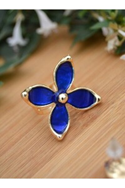 Stoneage Mineli Adjustable Ring - Blue -