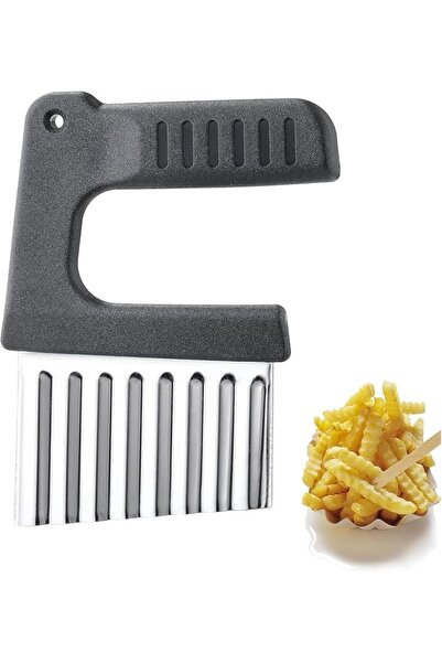Tazweeq Crinkle Cutter for Veggies, Stainless Steel Crinkle Cut Knife for Pot...