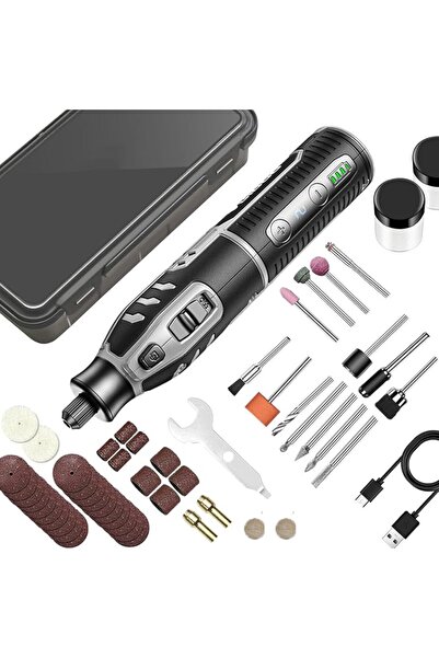 VKONERL Rotary Tool Kit, Cordless 6-Speed Variable and USB Charging Cable Min...