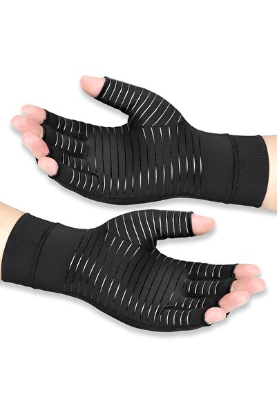 GENERAL Copper Arthritis Compression Gloves Women Men Relieve Hand Pain Swell...