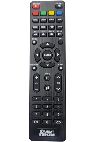 bgm جهاز تحكم عن بعد بديل متوافق مع تلفزيونات نيكاي ودانسات LCD LED - أسود