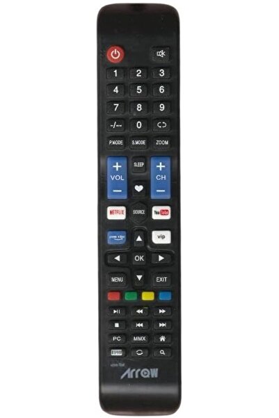 BURAQ جهاز تحكم عن بعد للتلفزيون LCD LED أسود يستخدم لشركة Arrow
