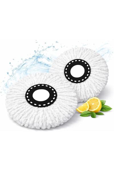 Mamlakat Al Oud 2 PCS Spin Mop Head Replacement | 360° Microfiber Magic Mop H...