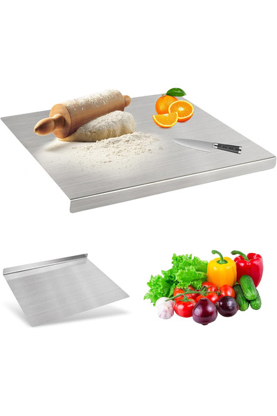 Generic Brand Tocător bucătărie, placă frământare, 40x30 cm, inox, pentru car...
