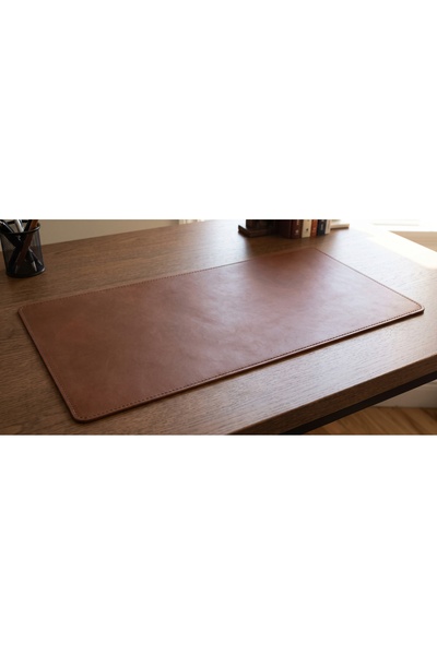 Alfa Deri Hakiki Deri Masa Pedi 80x40 cm - Lüks Deri Sümen, Mouse Pad, Büyük ...