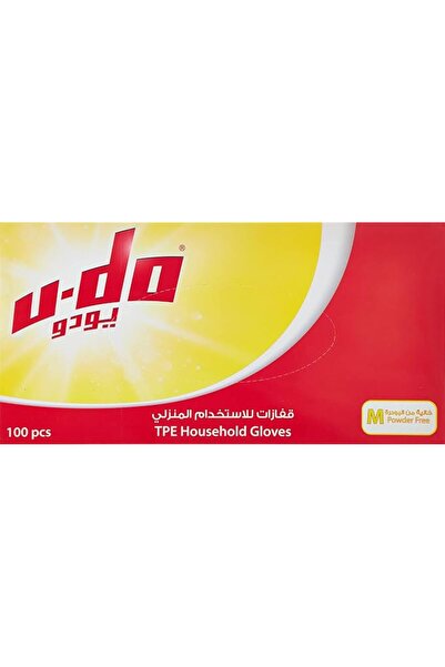 GENERAL U-Do Disposable Gloves 100-Pieces, Medium, Multicolor