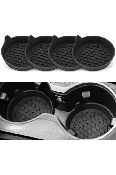 SINGARO Car Cup Holder Coaster, Silicone Cup Holder Insert, Universal Non-Sli...
