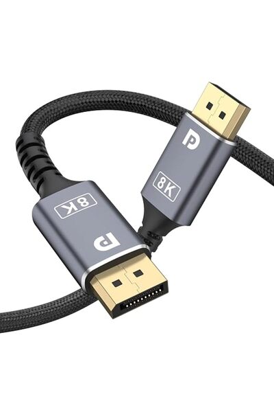 GENERAL Display Port Cable 1.4 2M DP Cable Support 8K@60Hz 4K@60Hz, Video Dis...