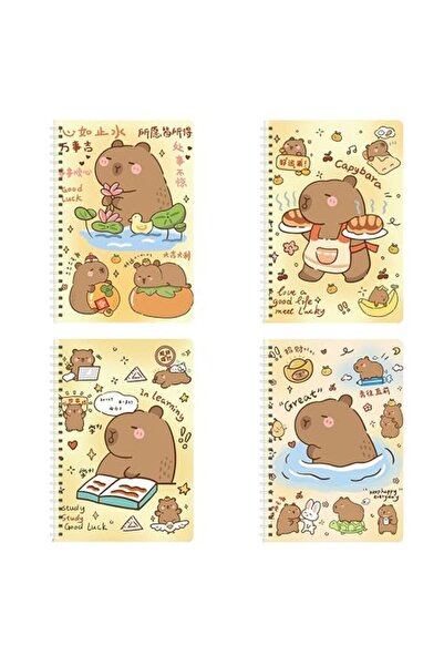 Spiraleaf Spiral Notebook, 4 Pack Of A5 Wirebound Note Books, 60 Sheets / 120...