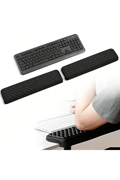 MIANQIONGFENG Wrist Rest Pads, 2 Pack Desk Elbow Support for Keyboard and Mouse