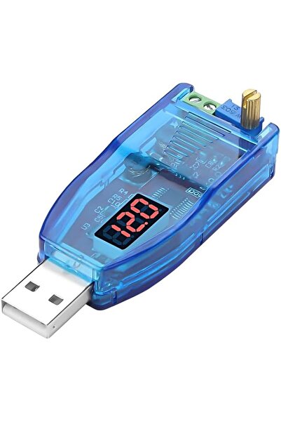 AZONEE محول تيار مستمر USB لرفع وخفض الجهد، منظم جهد قابل للتعديل من 5 فولت إ...