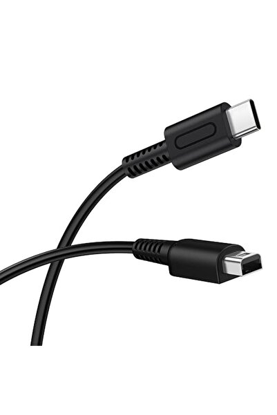 GENERAL كابل شحن USB C لجهاز نينتندو 3DS، كابل من النوع C لـ 3DS، 3DS XL، 2DS...