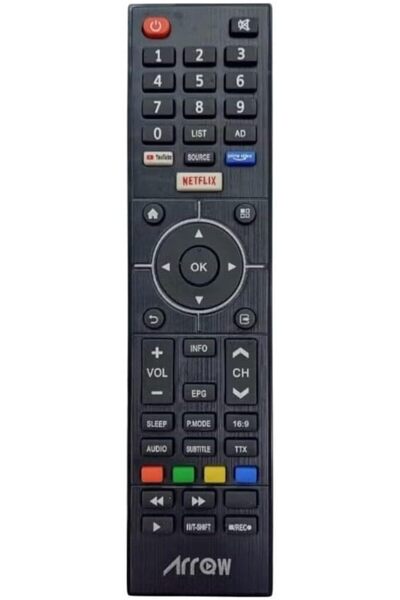 BURAQ جهاز تحكم عن بعد بديل لتلفزيون Arrow Smart Tv Lcd Led