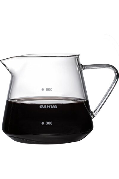 GAHVA V60 coffee set Clear Heat Resistant Glass Range Coffee Server Pour Over...