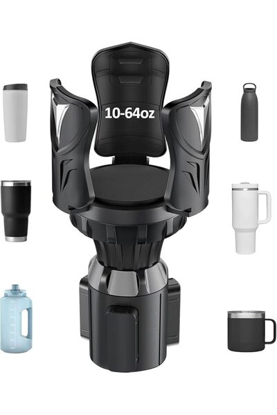 Generic Cup Holder Expander for Car with Expandable Arm and Base, Adjustable ...