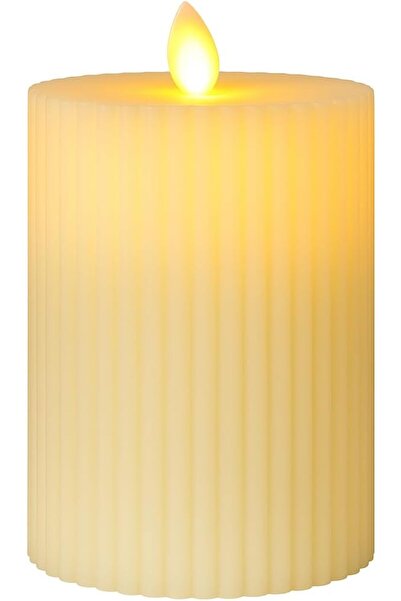 fitto شمعة LED بدون لهب مقاس 7.5×12.5 سم لديكور المنزل، أعياد الميلاد، الكريس...