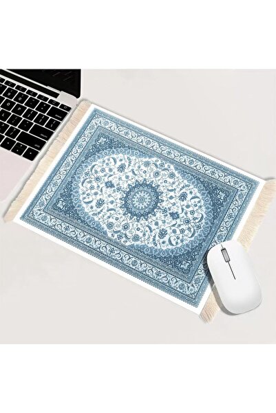 ToolHouse بساط ماوس وقاعدة أكواب بتصميم سجادة فارسية - بساط مكتب غير قابل للا...