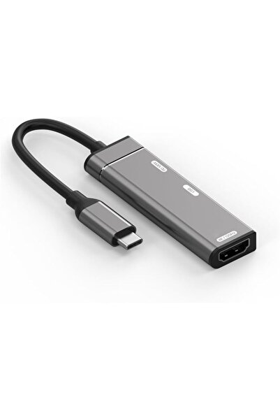 KASTWAVE محول USB-C إلى HDMI بدقة 4K وتردد 120 هرتز، محول متعدد المنافذ من ال...