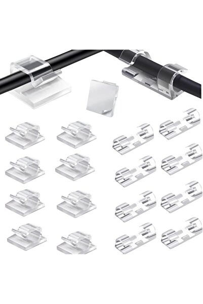 Generic 120pcs Cable Clips,Cable Management Clips for Desk, Wall, Car