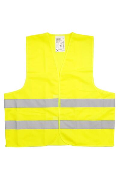 Vorel Vesta de avertizare Vest-G, galbena, marimea L