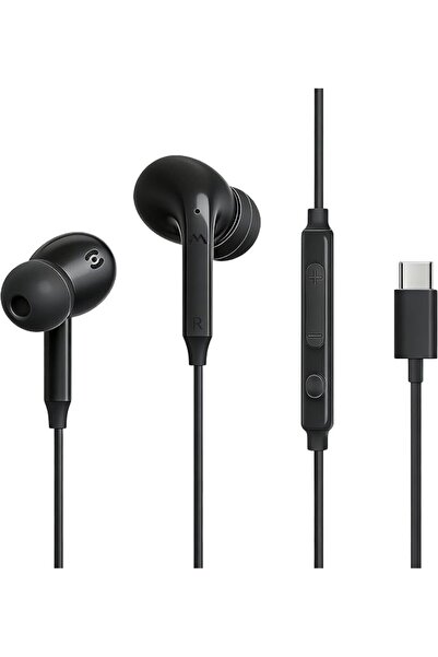 MAS CARNEY USB C Headphones Wired Ear buds for Samsung Galaxy A16 A17 5G A36 ...
