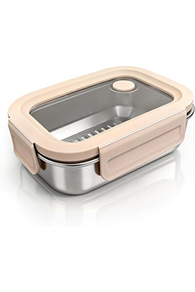 GENERAL 316 Stainless Steel Food Container with Locking Lid, Airtight Leak-Pr...