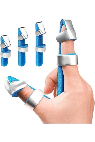 Yelajoy 3 Pcs Finger Splint Aluminum Metal Finger Support
