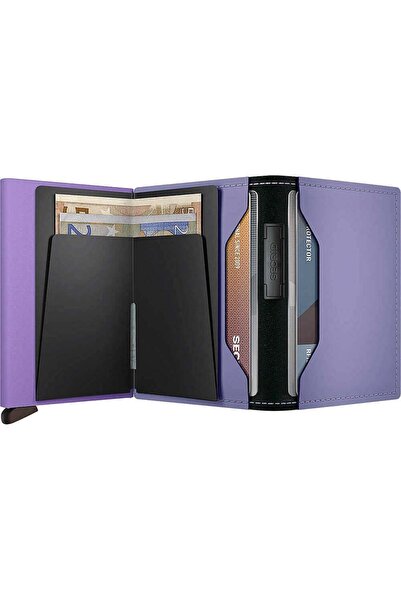 Secrid Bandwallet Matte powder Kartlık Cüzdan, Lila-Mor