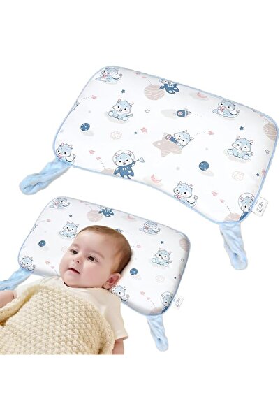 SmartMaster Toddler Sleeping Pillow with Cotton Pillowcase, Ergonomic Bed Pil...