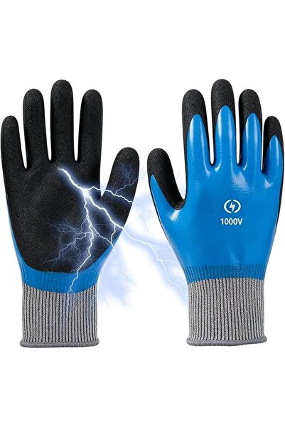 Generic Insulating Electrical Gloves for Work, 1000V Electrician Gloves, High...